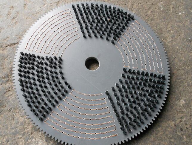 供應異型毛刷 圓盤刷工具刷 工業磨具刷 拋光除銹毛刷